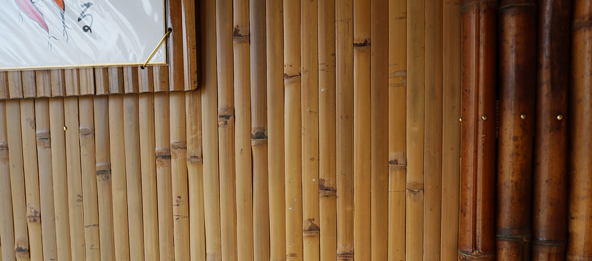 天然素材である竹を使った内装材・梅里竹芸